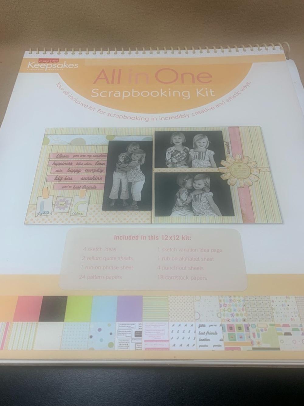 Creating Keepsakes All in One Scrapbooking Kit - Pastel Multi Colors